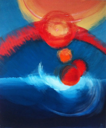 Tramonto del sole